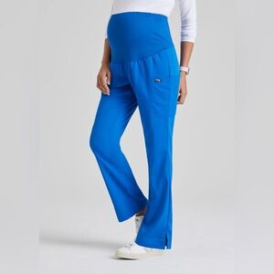 Grey’s Anatomy Lilah Maternity Scrub Pants Royal Blue - Size M